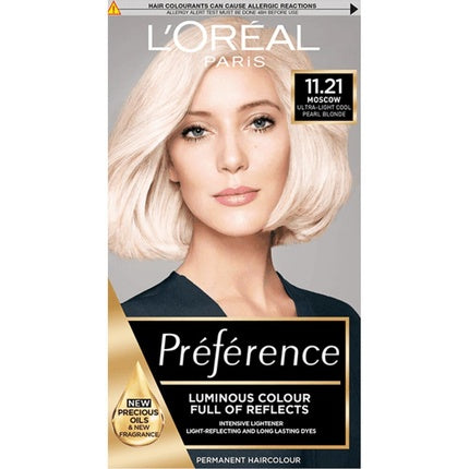 Vopsea de păr L'Oréal Paris Preference 11.21 Ultra Light Pearl Blonde