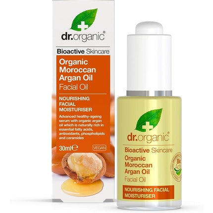 Ulei Facial, Dr Organic, Moroccan Argan, 30ml, Bio