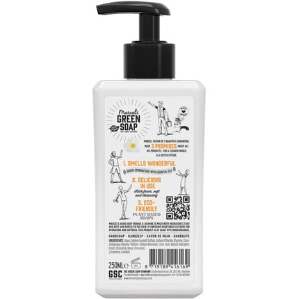 Săpun lichid Marcel's Green Soap cu aromă de portocală și iasomie, 250ml