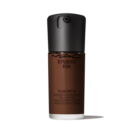 Fond de ten MAC Studio Fix Fluid SPF 15, 30 ml, nuanță închisă