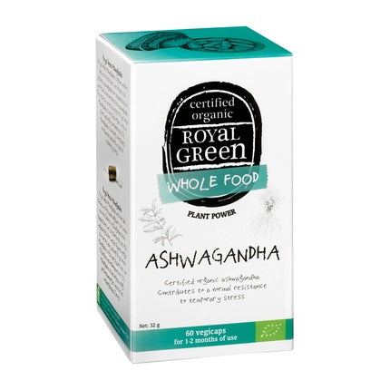 Royal Green Ashwagandha, 60 capsule vegetale, 22g