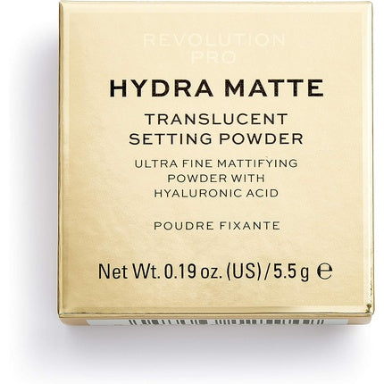Pudră matifiantă Revolution Beauty, Hydra Matte, translucidă 5.5g