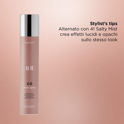 Spray strălucire, Kemon, AND 06, 200 ml