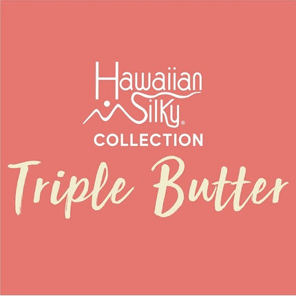 Lapte de păr fără clătire Hawaiian Silky, Triple Butter Collection, pentru păr creț
