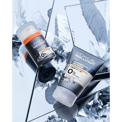 Gel de curățare facială, L'Oréal, Men Expert Magnesium Defence, 100ml