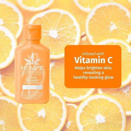 Hempz Citrus Blossom Limited Edition Mini Daily Moisturizing Body Lotion, 225 Fl Oz