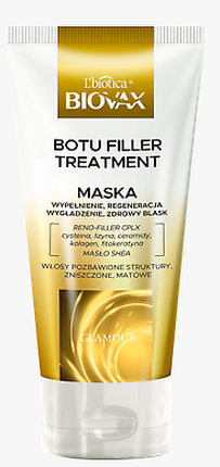 Masca de păr, Biovax, Glamorous Botu Fill, 150ml