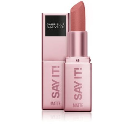 Gabriella Salvete Say It! Matte Lipstick 4G, culoare coral, finisaj mat