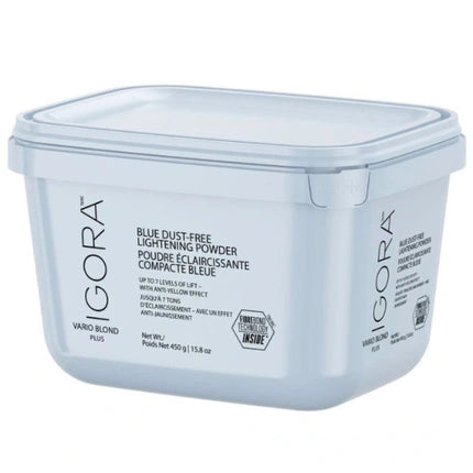 Pudră decolorantă, Schwarzkopf Igora Vario Blond Plus, albastru, 450g