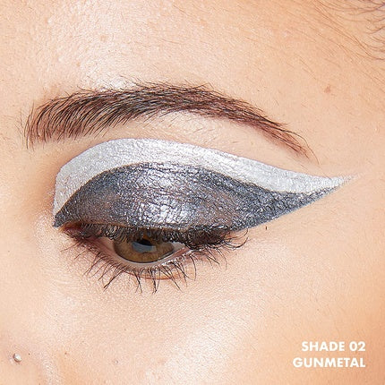 Eyeliner NYX Epic Wear lichid rezistent apă metalic gri