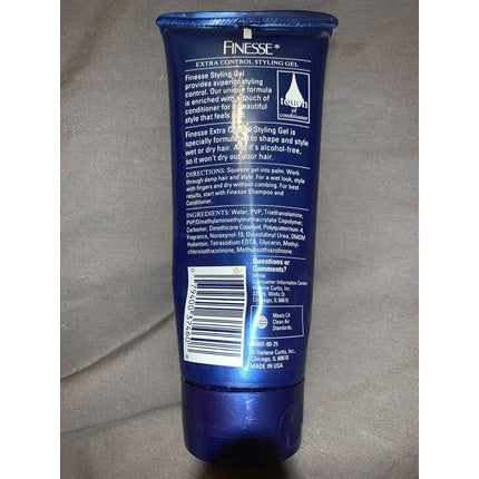 Gel de păr, Finesse, Extra Control, albastru