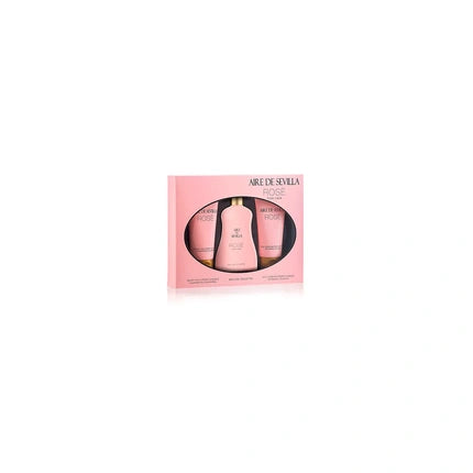 Set Cadou Parfum Aire De Sevilla Rose For Her 3 buc Culoare roz