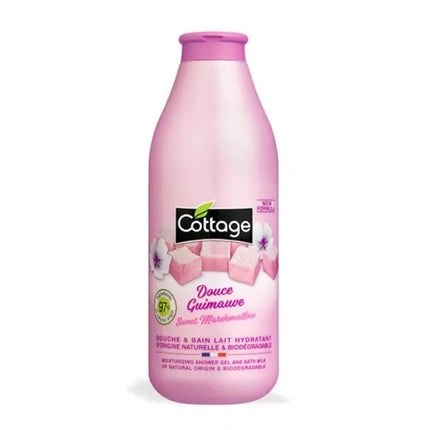 Gel de duș Cottage Sweet Marshmallow Milk, 750ml, roz