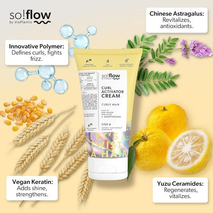 Cremă Activatoare Bucle So!Flow, aloe și pepene galben, 200g