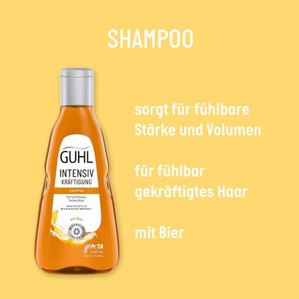 Șampon Guhl Intensive Strengthening, cu extract de bere, 250ml
