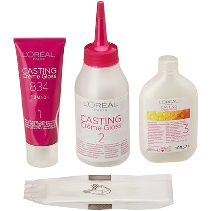 Vopsea de păr, L'Oréal Paris, Casting Crème Gloss, blond ambră