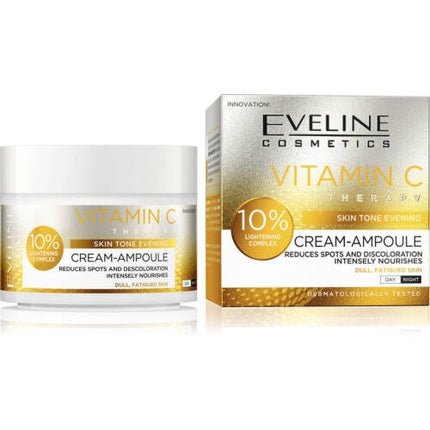 Cremă iluminatoare, Eveline, Vitamina C, 50 ml