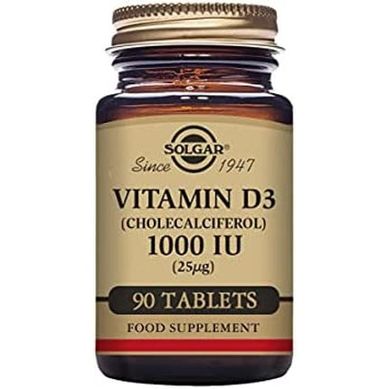 Solgar Vitamina D3 1000 IU, 90 tablete
