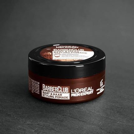 Pomadă păr și barbă, L'Oréal, BarberClub, maro, 75ml
