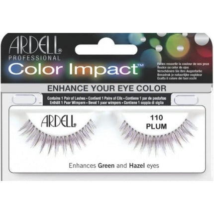 Ardell 110 Plum Cilii Artificiali, Culoare Mov, Design pentru Ochii Verzi și Căprui