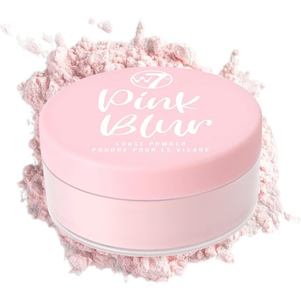 W7 Pink Blur Loose Setting Powder, Roz, 50 g