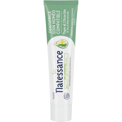 Dentifrice Natessance Homeo Care cu Busuioc și Lămâie Bio, 75ml