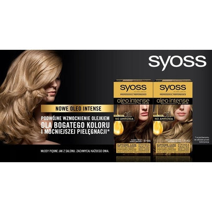 Vopsea de păr, Syoss, Oleo Intense, roșu deschis 115ml