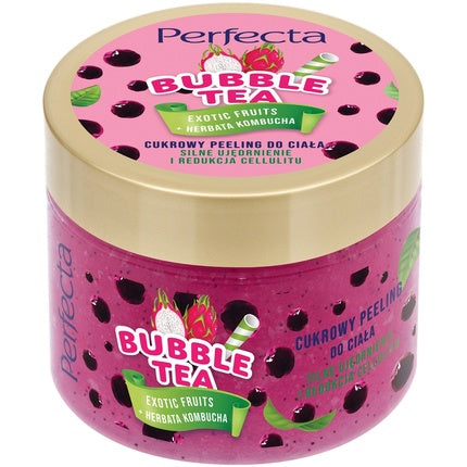 Perfecta Bubble Tea Sugar Body Scrub Exotic Fruits, 300g