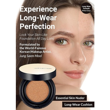 Fond de ten cushion, Jung Saem Mool Essential Skin Nuder Long Wear Refill, Bej