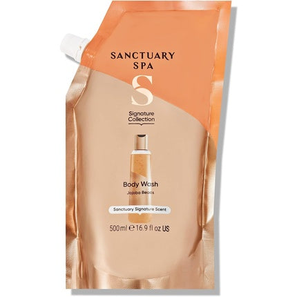 Gel de duș Sanctuary Spa Refill Pouch fără uleiuri minerale, Orange
