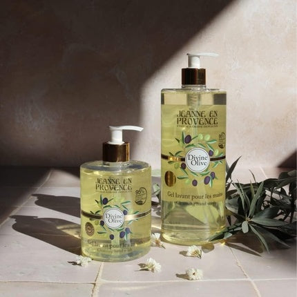 Săpun lichid Jeanne En Provence Divine Olive, 500 ml, galben
