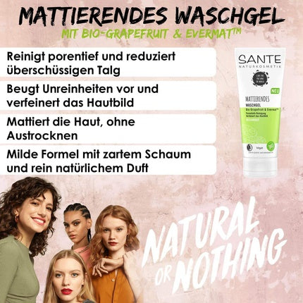 Gel curățare, Sante Naturkosmetik, organic, 135 g