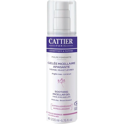 Gel Micelar Calmant Cattier 200ml
