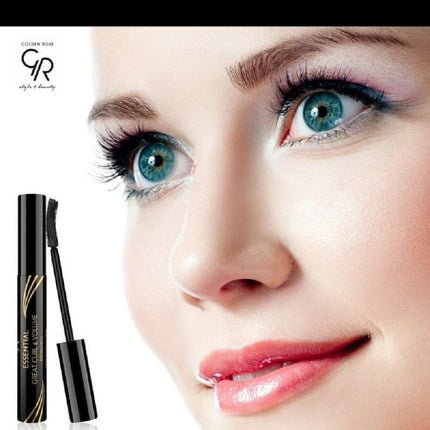 Mascara Golden Rose Essential Great Curl & Volume, negru, 10 ml