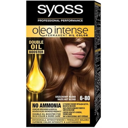 Vopsea de păr, Syoss, Oleo Intense, Blond Nucă, 115ml