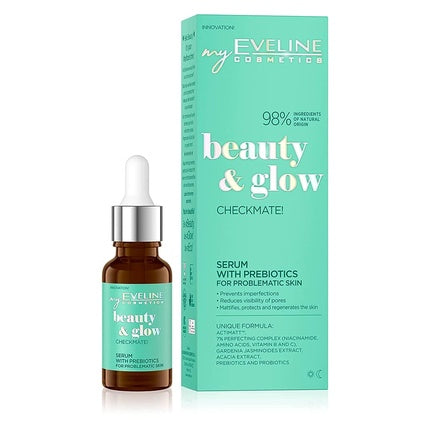 Serum, Eveline, Beauty & Glow Checkmate!, prebiotice, 18ml