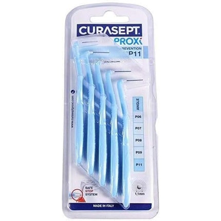 Periuță interdentală Curasept Proxi-Angle P11, 5 bucăți, albastru