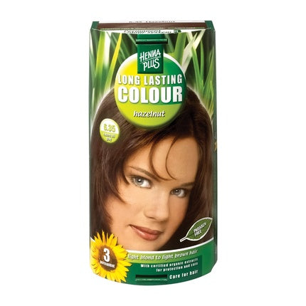 Vopsea de Păr Hennaplus Lasting 635 Hazelnut, Greutate 158g