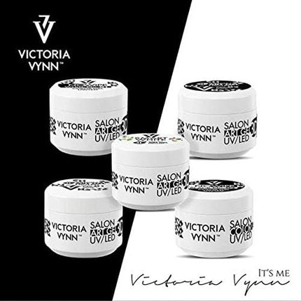 Gel Polish Victoria Vynn Art Gel 01 No Wipe White Solid Color Estándar Alb, 4.9x8.4 cm