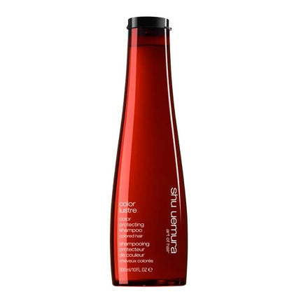 Șampon pentru păr colorat, Shu Uemura, Color Lustre, 300 ml, sticlă roșie