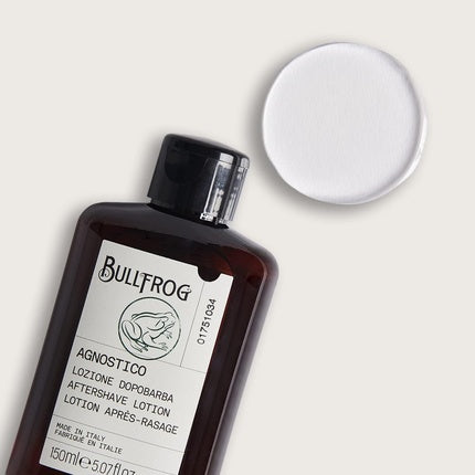 Bullfrog Agnostico Aftershave Lotion 150ml, Ambalaj Alb, Cap Negru