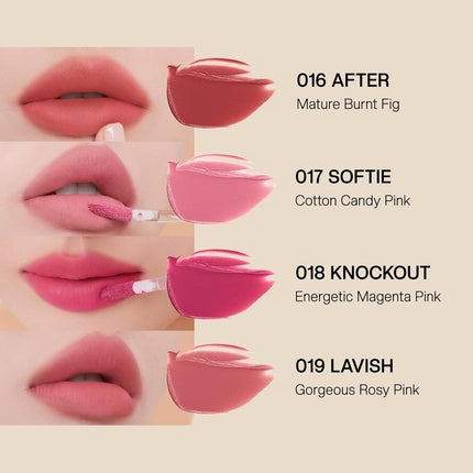 Ruj Objet cu Design Unic de Tub, Velvet Matte Tint, 32 g, Culoare Roșie