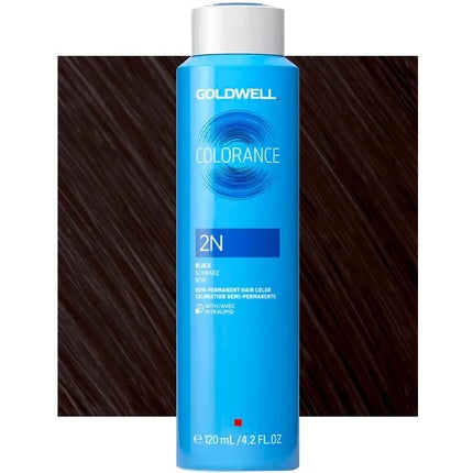 Vopsea de păr Goldwell Colorance 2N Black, 120 ml