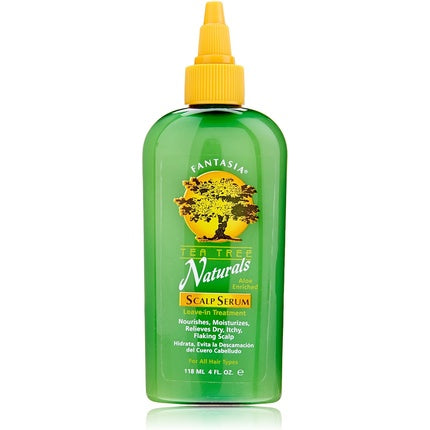 Serum Scalp, Fantasia, Tea Tree Naturalis, Verde, 4 Oz