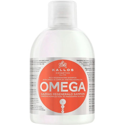 Sampon regenerant Kallos KJMN pentru par tern si fragil 1000ml
