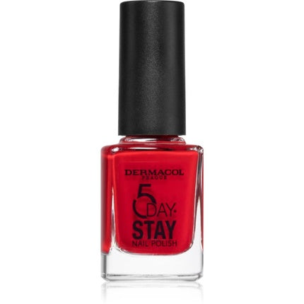 Lac de unghii Dermacol 5 Day Stay - 21 Monroe Red, 11 ml