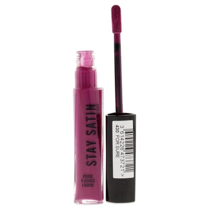 Rimmel London Stay Satin Liquid Lip Color For Sure, roz intens
