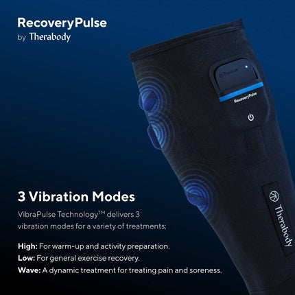 Manșon compresie Theragun, RecoveryPulse, negru, mic