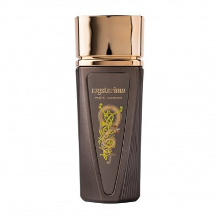 Parfum Paris Corner Mysterium, sticlă maro cu capac auriu, 100 ml