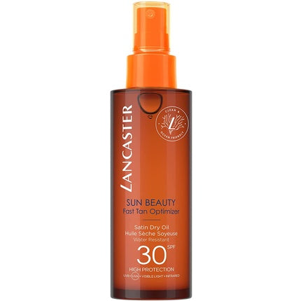Ulei uscat SPF30, Lancaster Sun Beauty Fast Tan Optimizer, 150ml